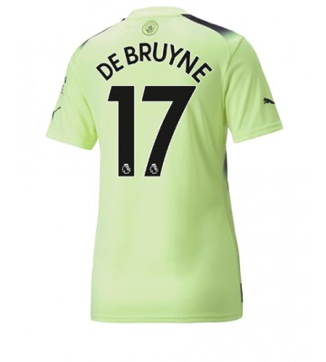 Manchester City Kevin De Bruyne #17 Tredje Tröja Dam 2022-23 Korta ärmar